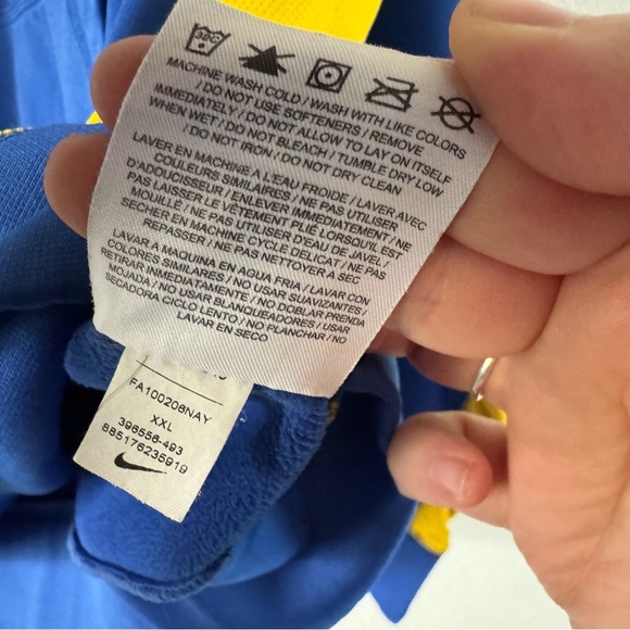 Nike Vintage ThermaFit Hoodie Y2K Streetwear XXL Athleisure - Picture 9 of 12